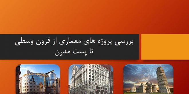 پاورپوینت معماری قرون وسطی تا پست مدرن
