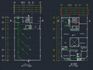 دانلود پروژه پلان تاسیسات الکتریکی و مکانیکی