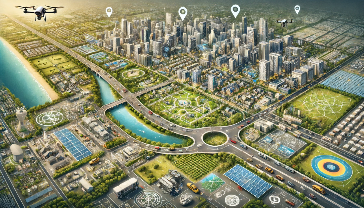 پاورپوینت کاربرد GIS در توسعه شهری